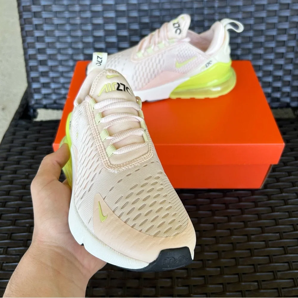 NIKE AIR MAX 270 GUAVA ICE LIFE LIME - MENS 9 / WOMENS 10.5 - Picture 2 of 5